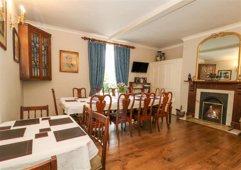 This is the dining room at Old Station Farm, Malton