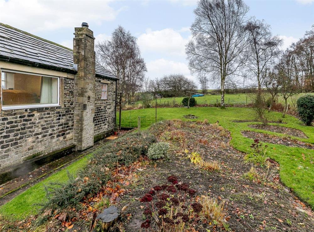 Garden at Old Tannery in Thurstonland, near Holmfirth, West Yorkshire