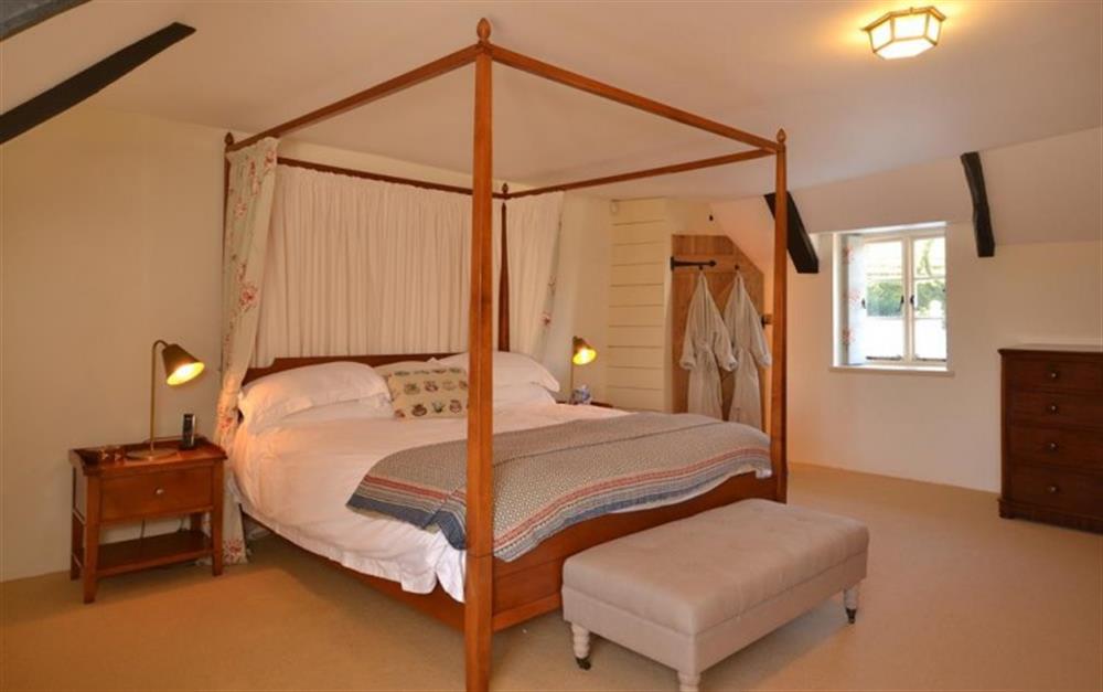 Another view of the master bedroom. at Old Thatch in Torcross