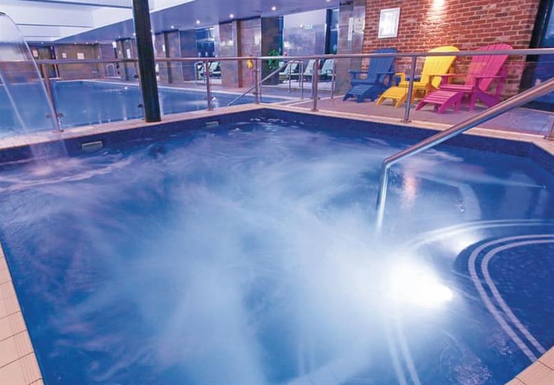 Indoor pool and hot tub at Old Thorns Apartments in Guildford, Hampshire