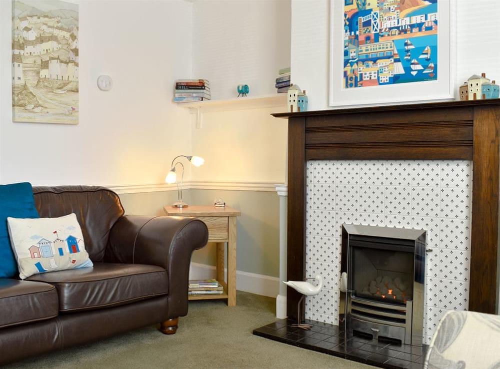 Living room at Old Town Cottage in Sidmouth, Devon