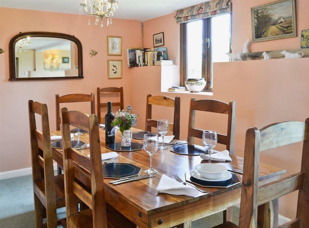 Dining Area at Oldfield in Bishopstrow, Warminster, Wiltshire