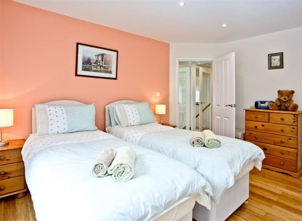 Twin bedroom at Oldway Apartment in , Paignton