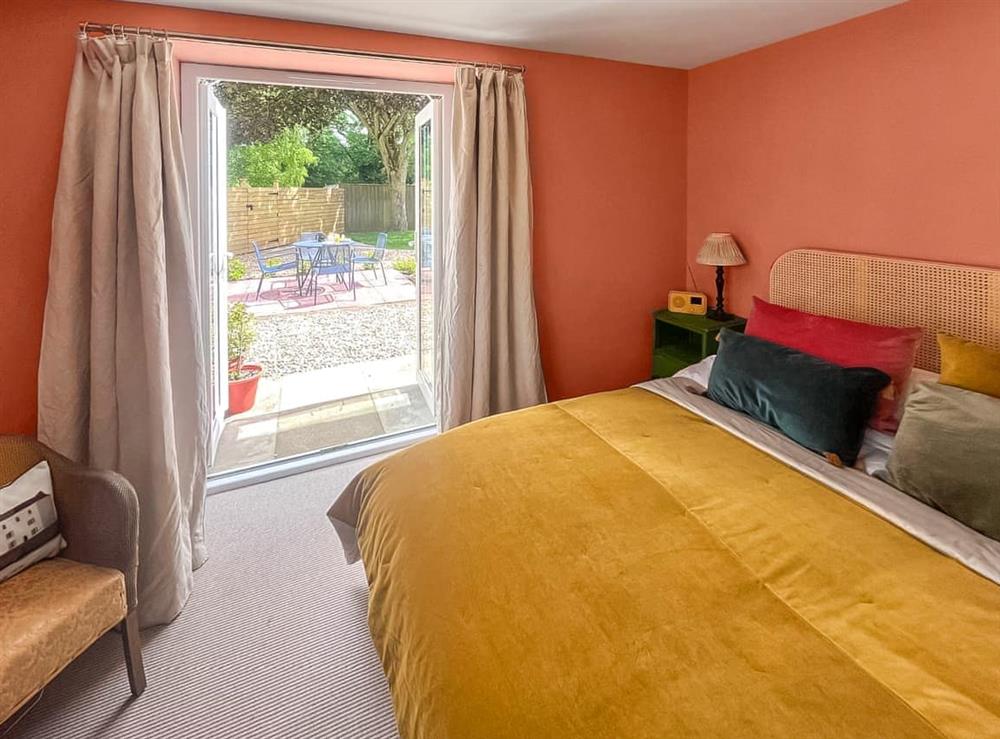 Double bedroom at Olipops in Reepham, Norfolk