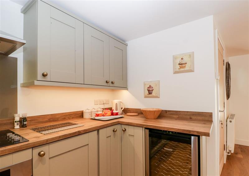 The kitchen at Olive Tree Cottage, Bere Aller near Langport