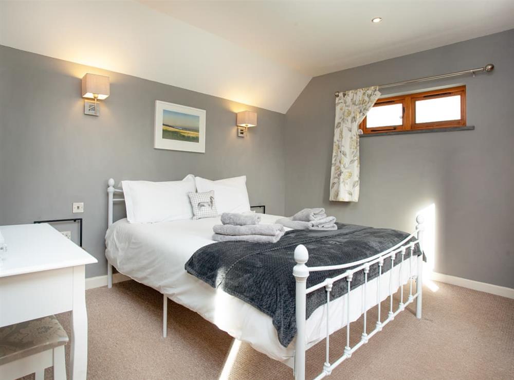 Double bedroom at Olivers in Marhamchurch, near Bude, Cornwall