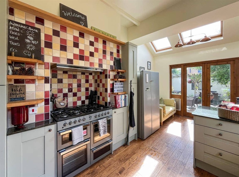 Kitchen at Olveston in Llandudno, Gwynedd