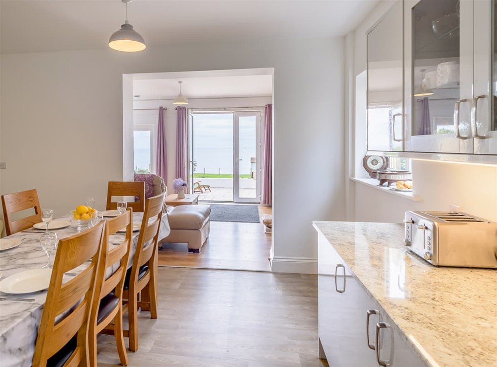 Kitchen/diner at On The Beach in Downderry, Cornwall