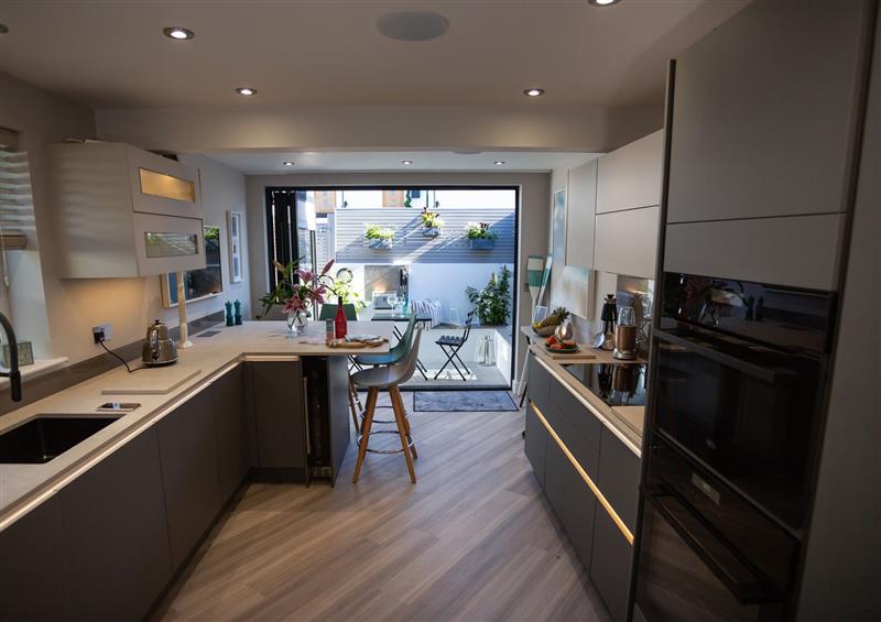 The kitchen at One Atlantic Watch, Carbis Bay