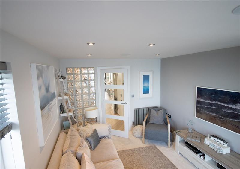 The living room at One Atlantic Watch, Carbis Bay