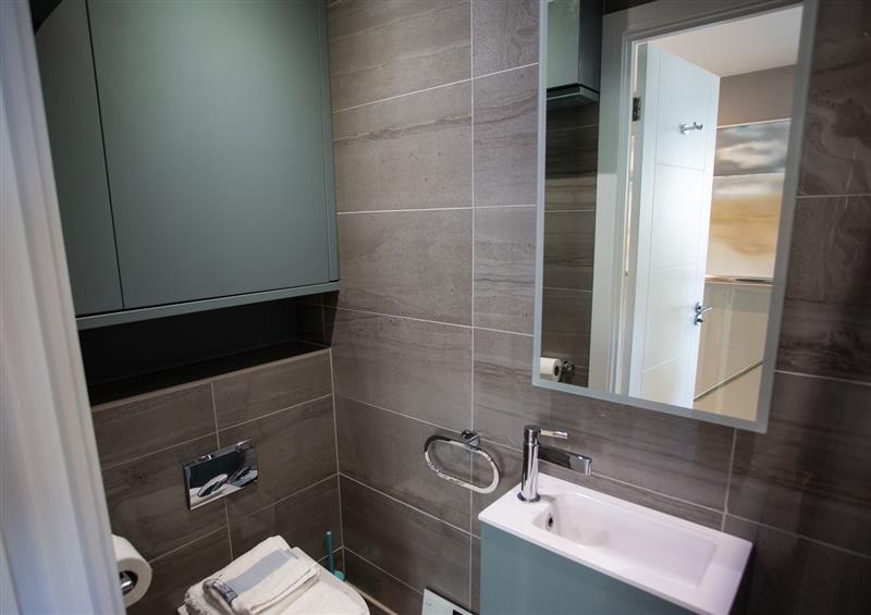 This is the bathroom at One Atlantic Watch, Carbis Bay