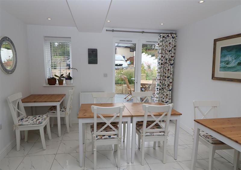 Dining room at One Dolfor, Aberdaron