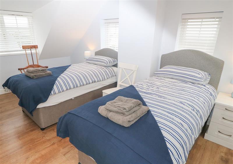 One of the bedrooms at One Dolfor, Aberdaron