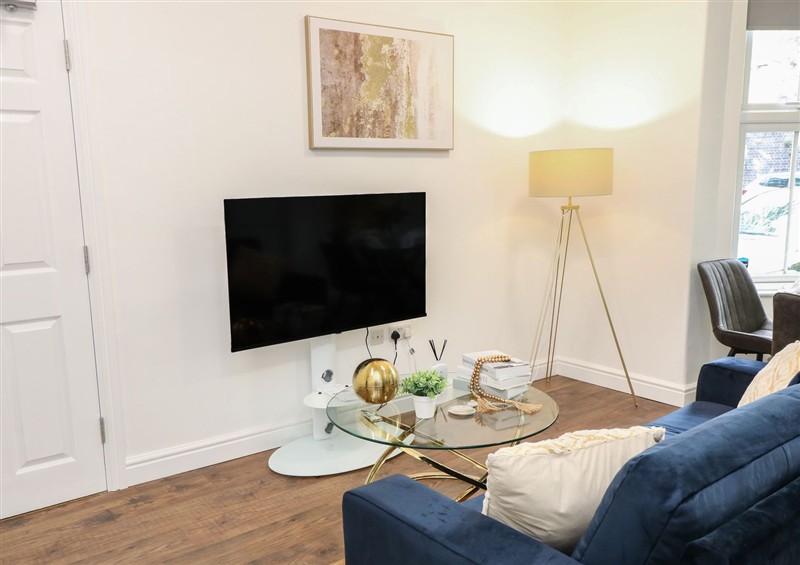 The living area at One, Peterborough