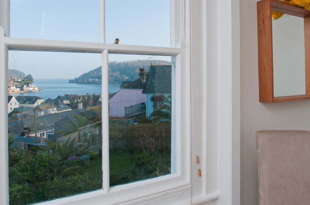stunning views from the master bedroom at Onedin House in 11 Crowthers Hill, Dartmouth