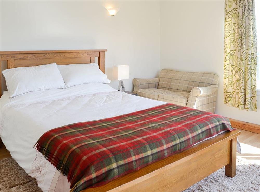 Double bedroom at Oor Wee Hoose in Whithorn, Wigtownshire