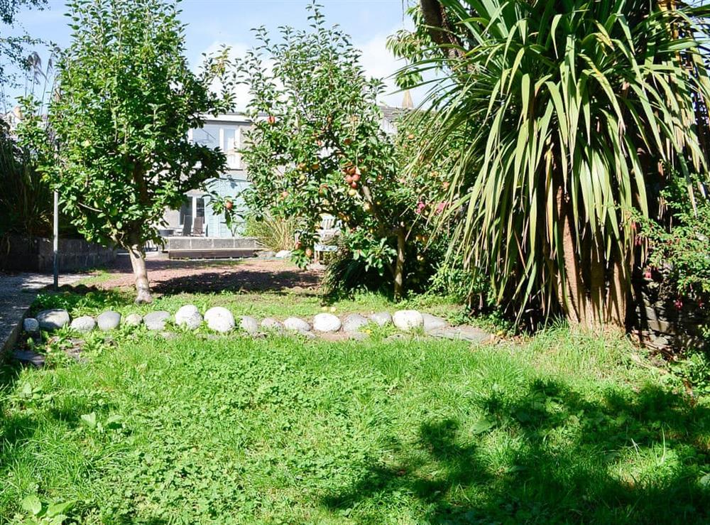 Garden at Oor Wee Hoose in Whithorn, Wigtownshire