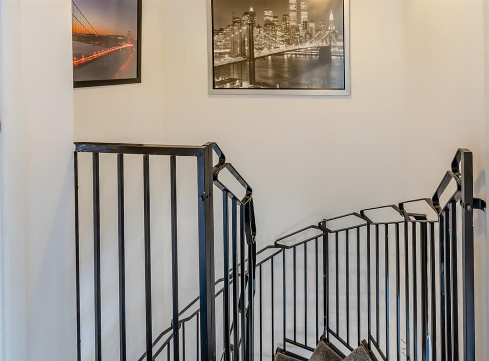 Stairs at Open Hearth Cottage in Cardiff, Gwent