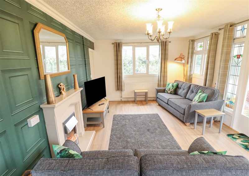 The living area at Orby Cottage, Chapel St Leonards