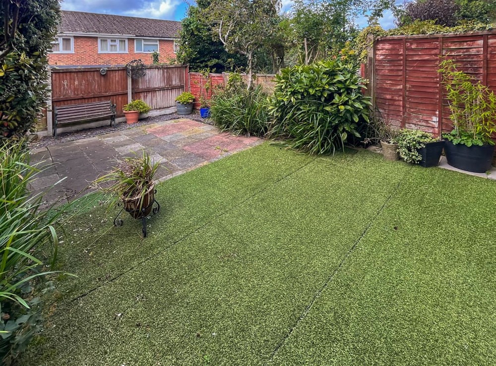 Patio at Orcadians in Sellindge, near Ashford, Kent