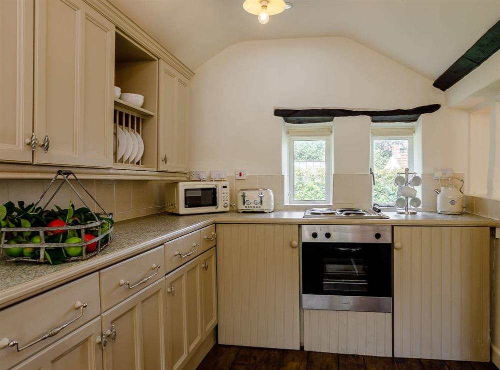 Kitchen at Orchard Barn in Meare, near Glastonbury, Somerset