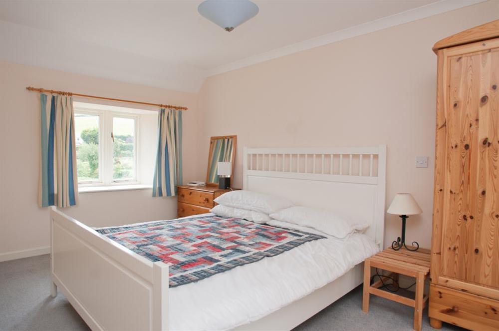 King-size bedroom at Orchard Barn in , Salcombe