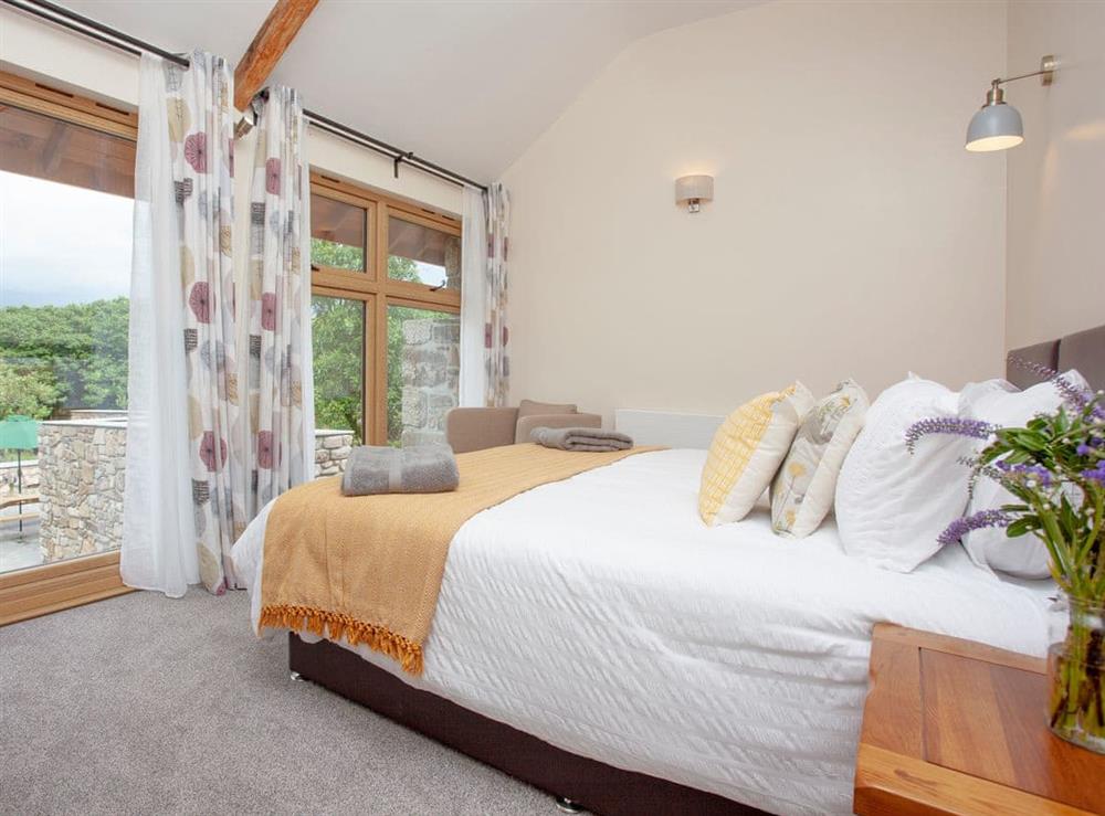 Double bedroom at Orchard Barn in South Tawton, near Okehampton, Devon
