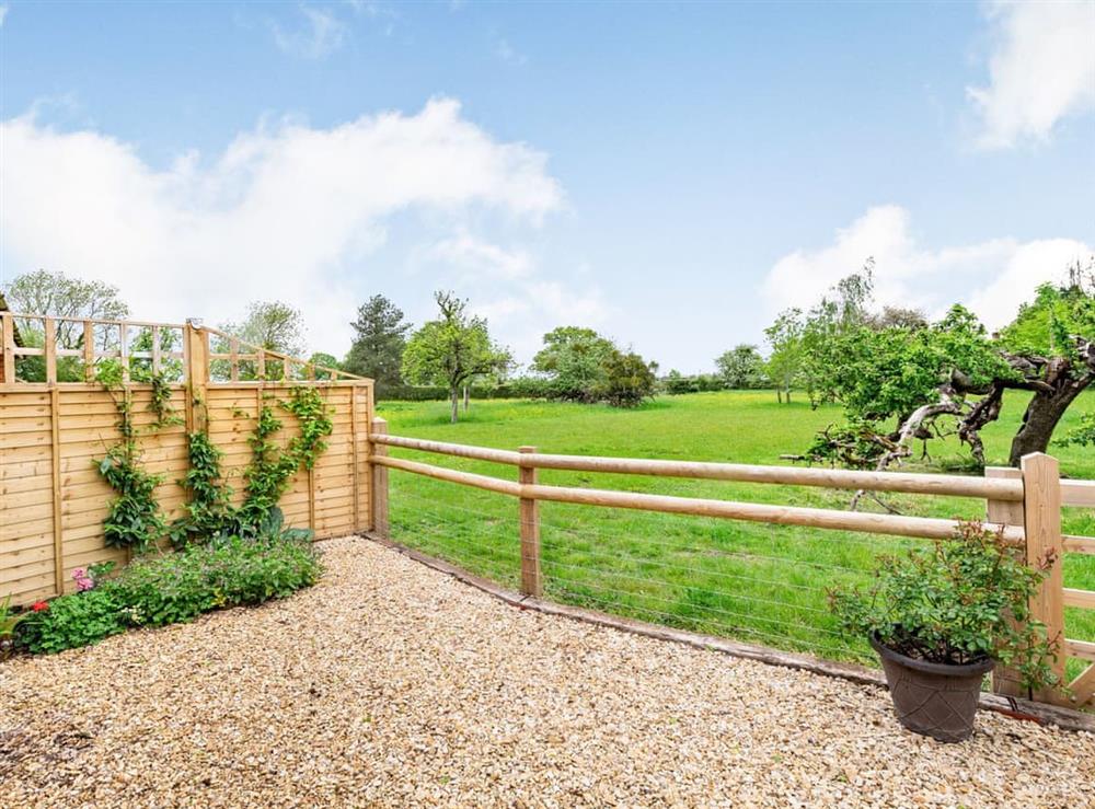 Garden and grounds at Orchard Barns in Lower Wick, near Dursley, Gloucestershire