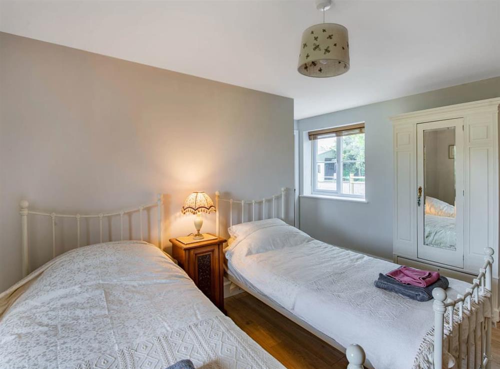 Twin bedroom at Orchard Barns in Lower Wick, near Dursley, Gloucestershire