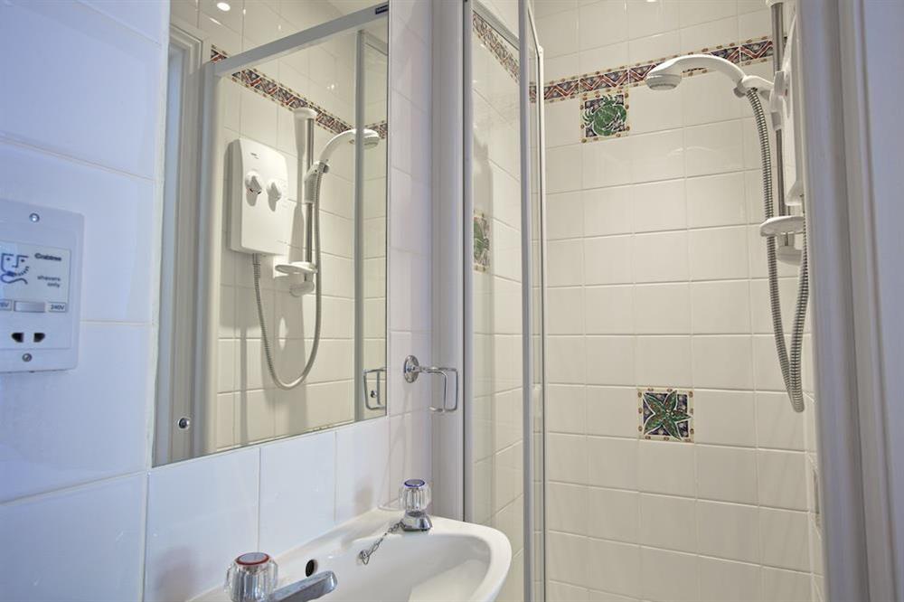 En suite shower room at Orchard Brae in , Thurlestone