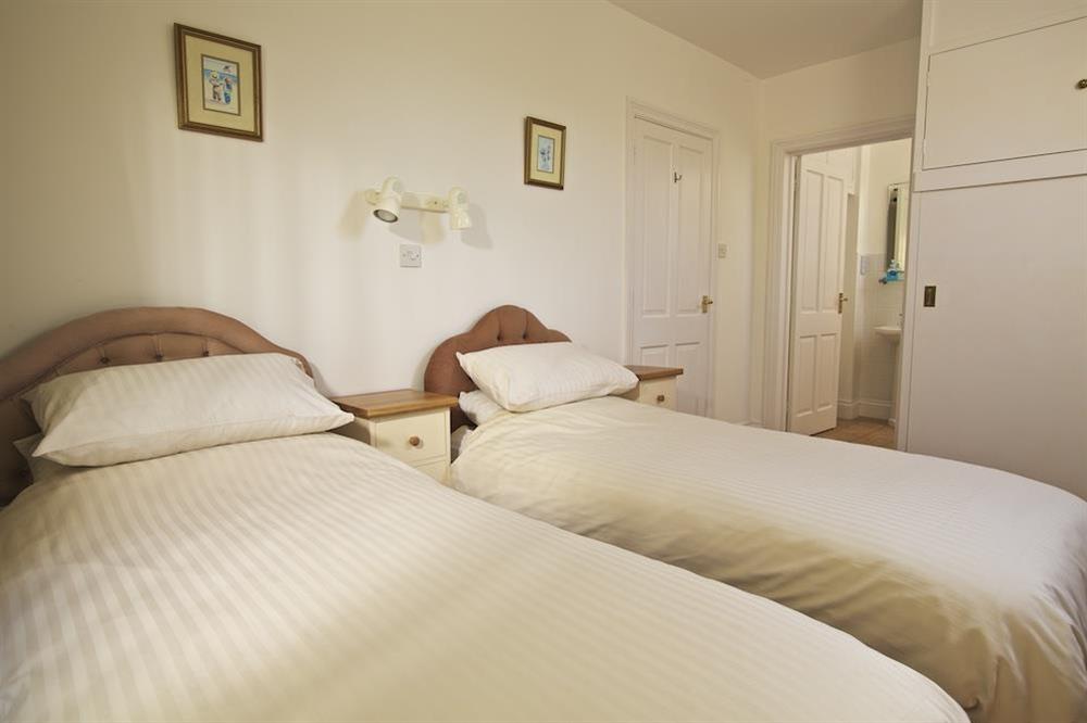 En suite twin bedroom at Orchard Brae in , Thurlestone