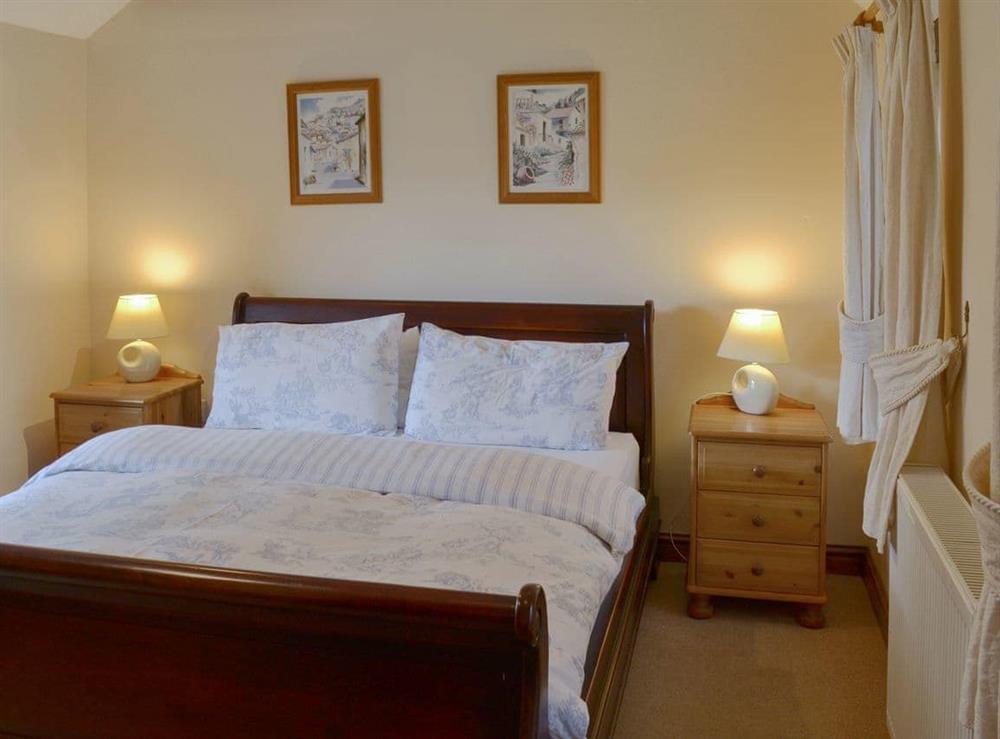 Comfy double bedroom at Orchard Close in Morwenstow, near Bude, Cornwall