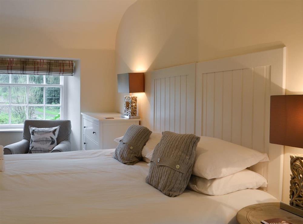 Double bedroom at Orchard Cottage in Garlieston, near Newton Stewart, Wigtownshire
