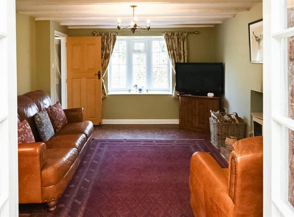 Living room at Orchard Cottage in Little Salkeld, near Penrith, Cumbria