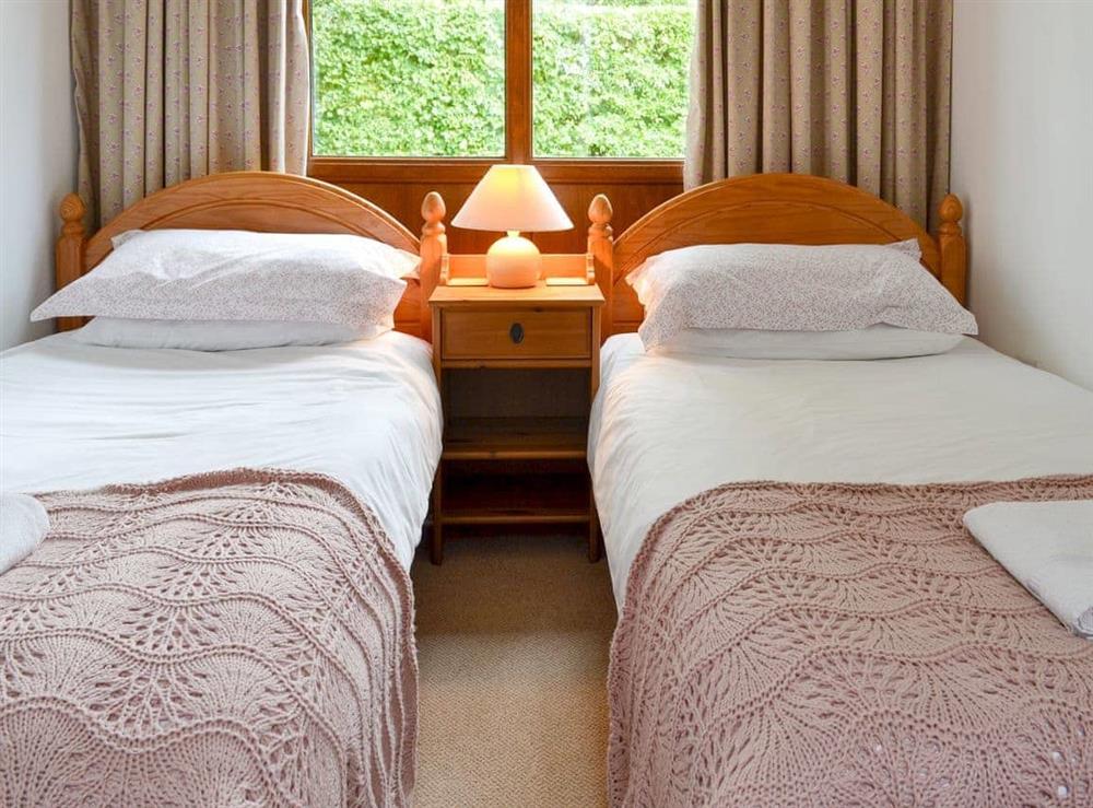 Twin bedroom at Orchard Cottage in Lower Gresham, Norfolk