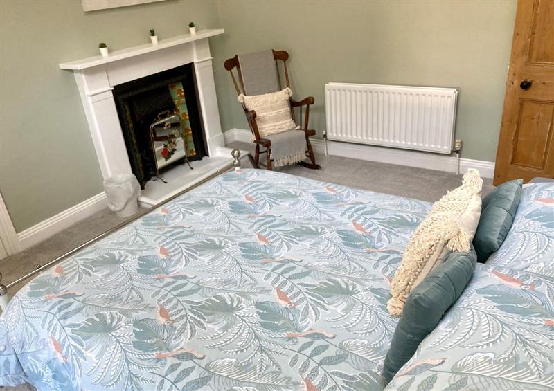 This is a bedroom at Orchard Cottage, North Togston near Amble