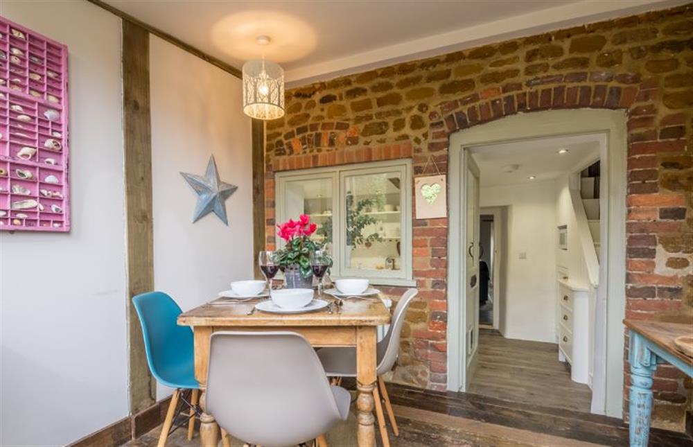 Ground floor: Dining room area at Orchard Cottage, Ringstead near Hunstanton