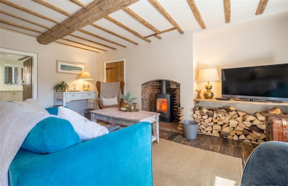 Ground floor: The sitting room has plenty of character at Orchard Cottage, Ringstead near Hunstanton