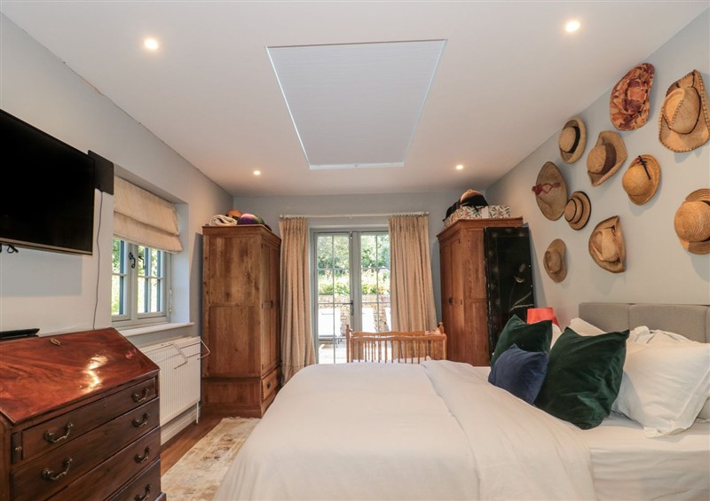 One of the bedrooms at Orchard Cottage, Ryme Intrinseca near Yetminster