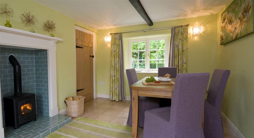 The dining room at Orchard Cottage in Spilsby, Lincolnshire