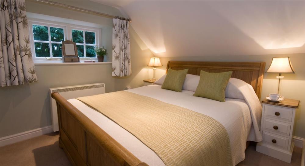 The double bedroom at Orchard Cottage in Spilsby, Lincolnshire