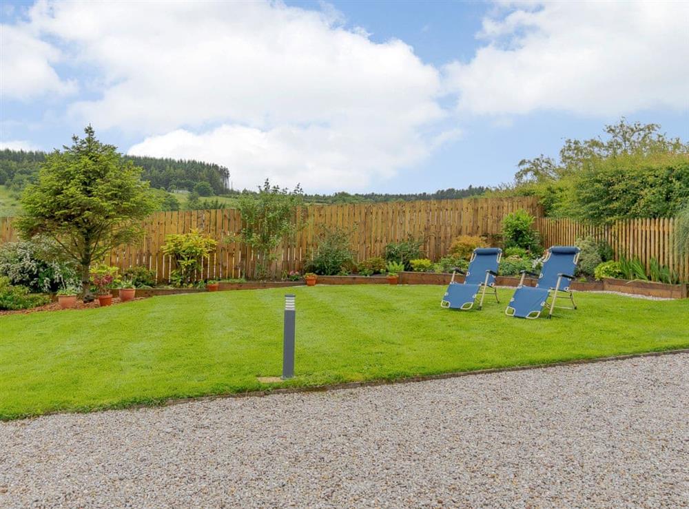 Garden at Orchard Cottage in Staintondale, near Scarborough , Yorkshire, North Yorkshire