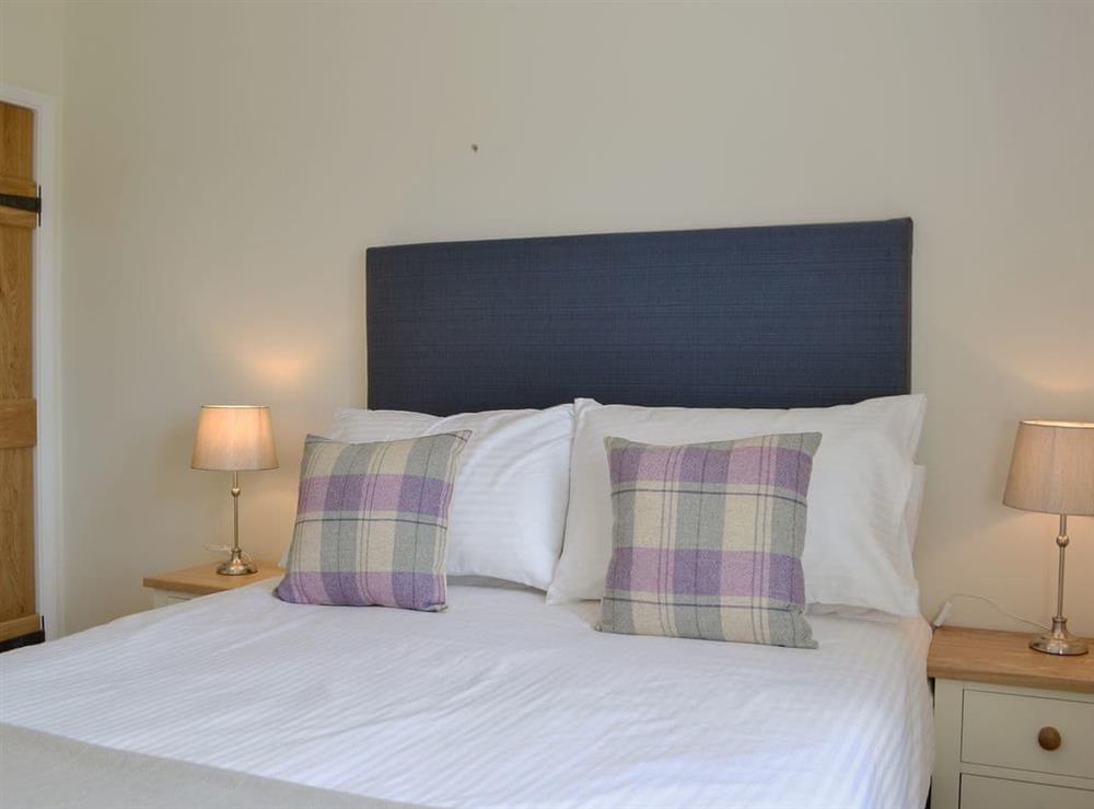 Comfy double bedroom at Orchard Cottage in Upton Cressett, near Ironbridge, Shropshire