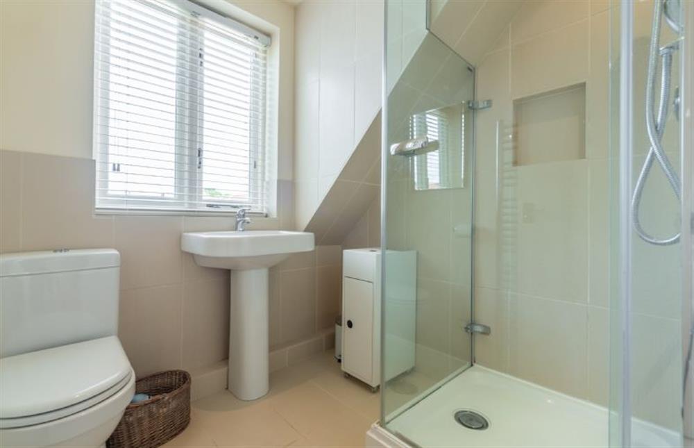 First floor: Shower room at Orchard Cottage, Wells-next-the-Sea