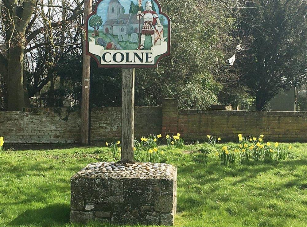 Location on the edge of the village of Colne