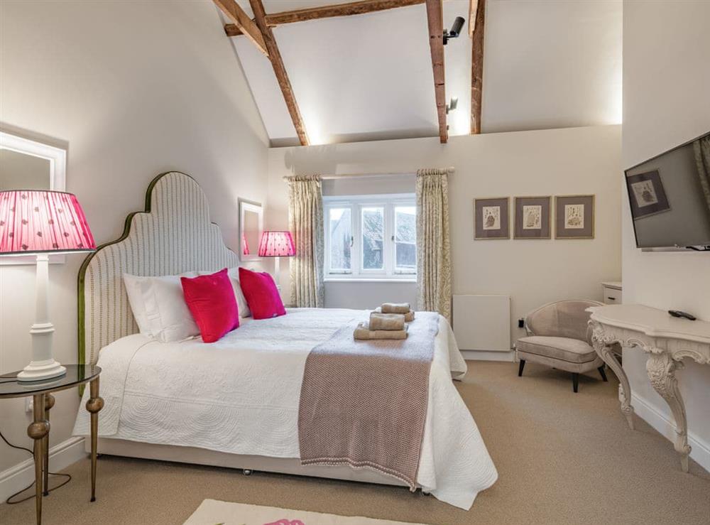 Double bedroom at Orchard Farmhouse in Wighton, Norfolk