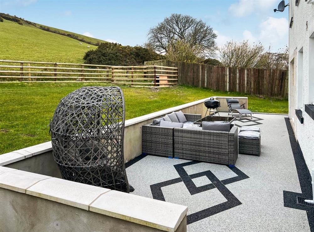 Terrace at Orchard House in Cockermouth, Cumbria