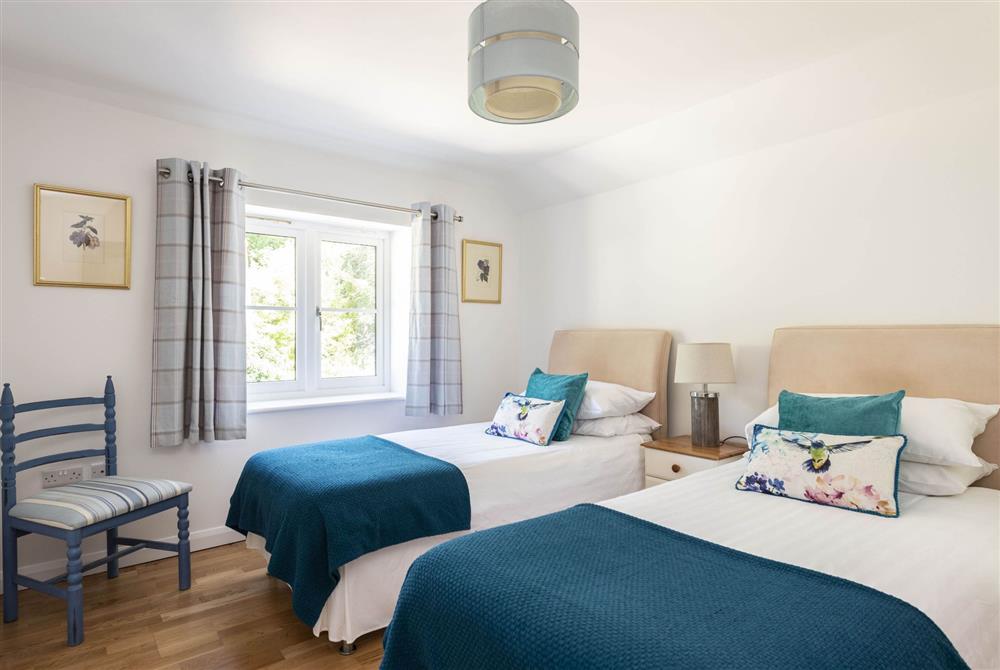 Twin bedroom at Orchard Leigh Cottage, Ventnor