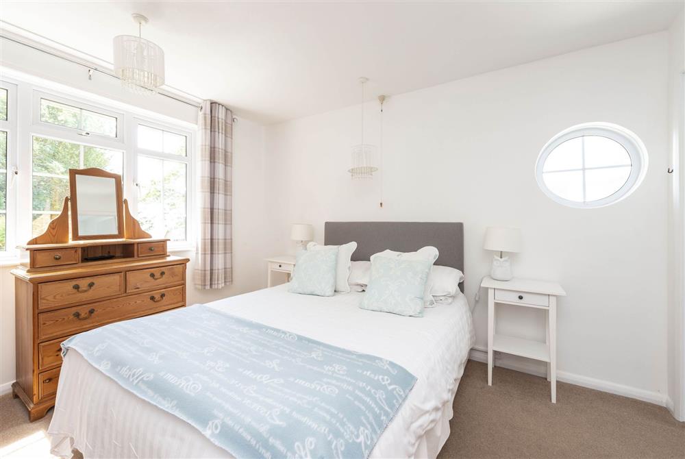 Double bedroom with en-suite shower room at Orchard Leigh Villa, Ventnor