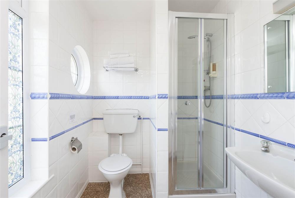 En-suite shower room at Orchard Leigh Villa, Ventnor